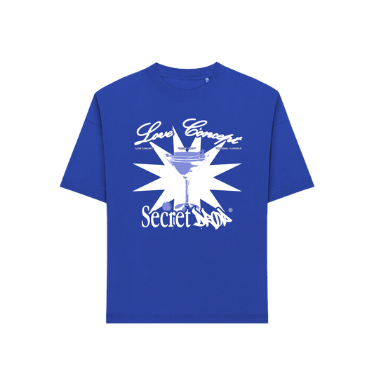 A SIP OF LOVE T-SHIRT – BLUE & WHITE