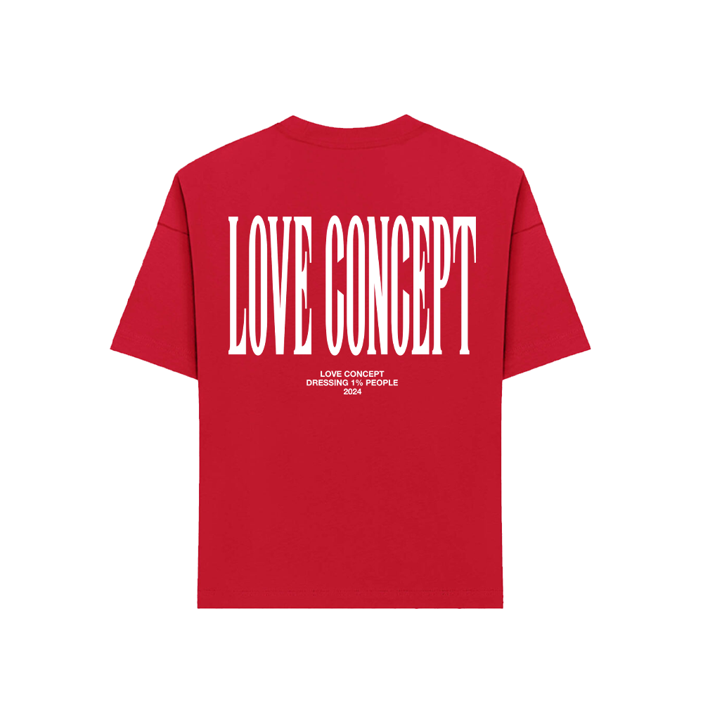 LOVE CONCEPTUAL T-SHIRT HEAT-FREE EDITION (RED)
