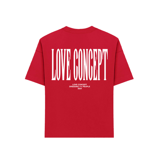 LOVE CONCEPTUAL T-SHIRT HEAT-FREE EDITION (RED)