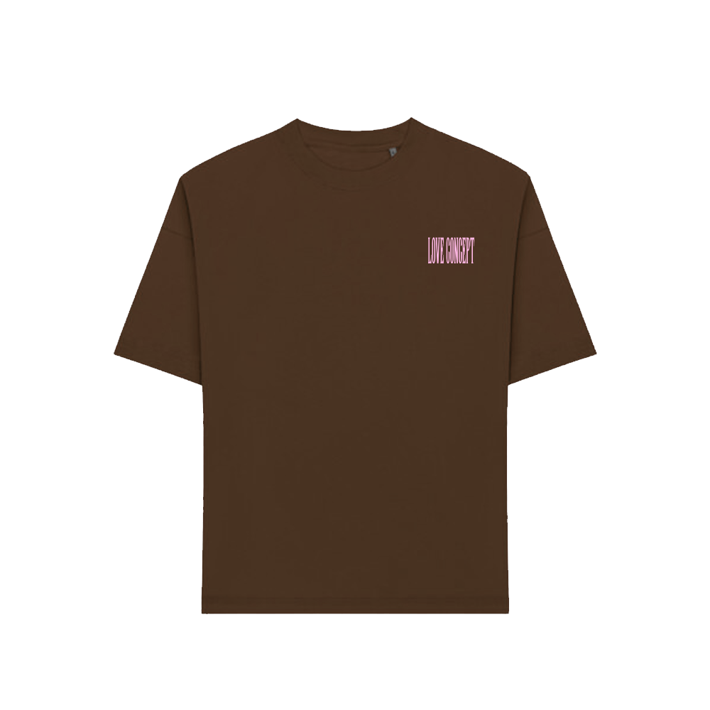 LOVE CONCEPTUAL T-SHIRT HEAVYWEIGHT EDITION (BROWN)